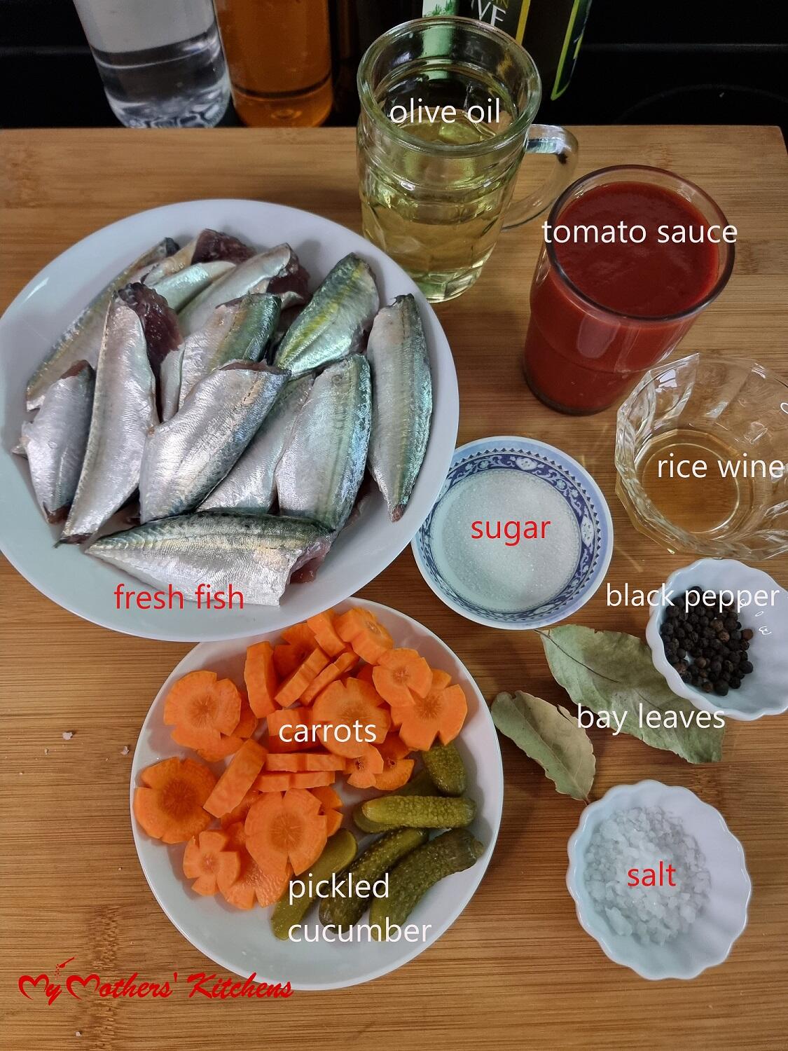 Sardines in Tomato Sauce Ingredients