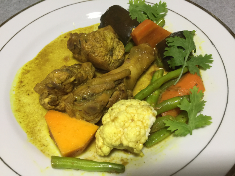 Homemade Chicken and Vegetable Curry Recipe