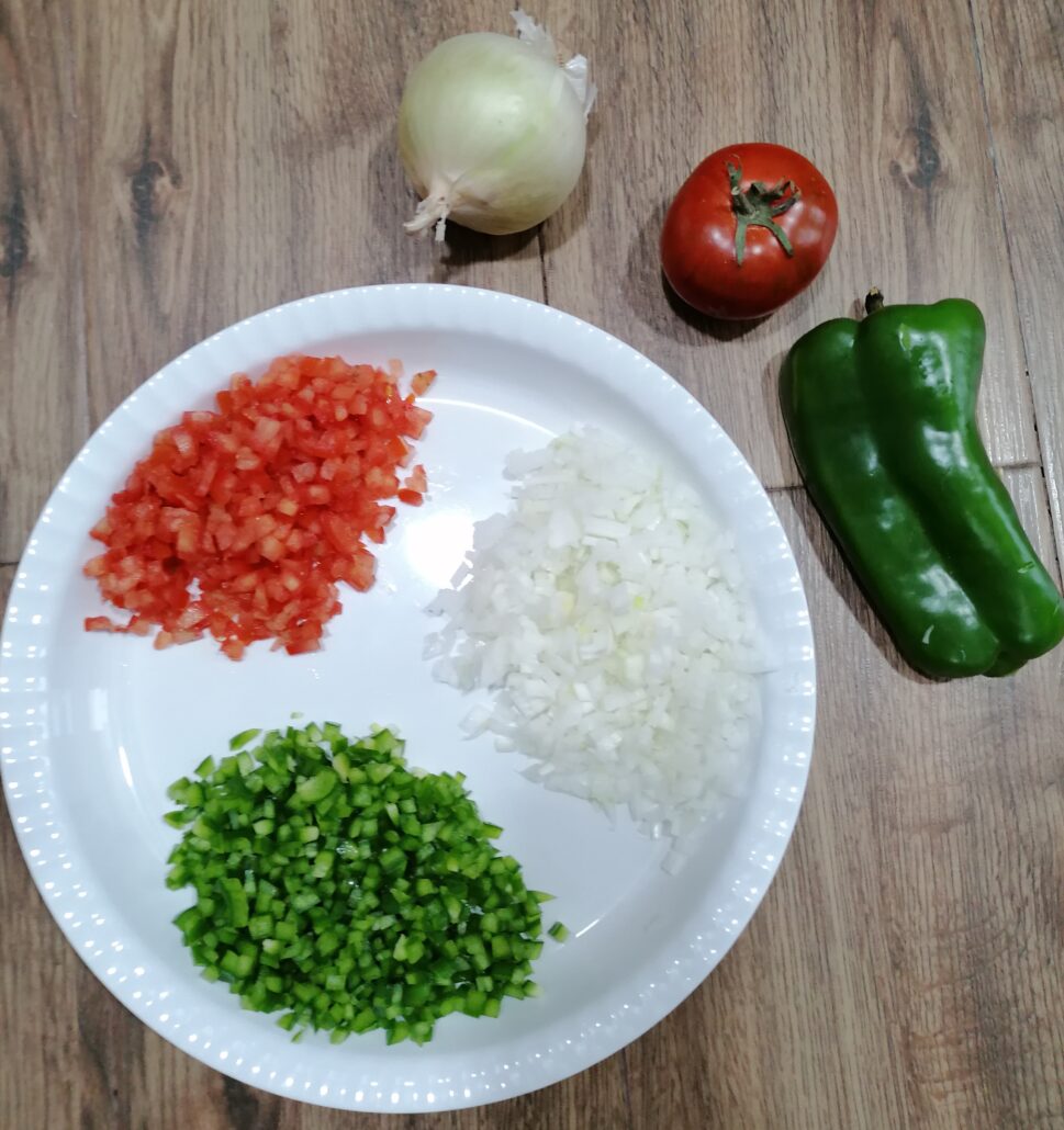 Vegetable Ingredients for Shakshoukah