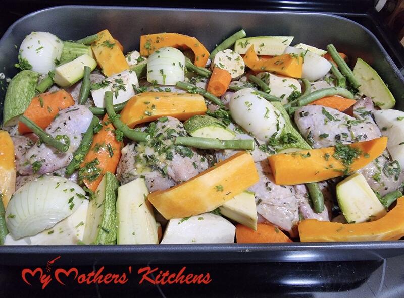 Ingredients - Rosemary Chicken with Vegetables