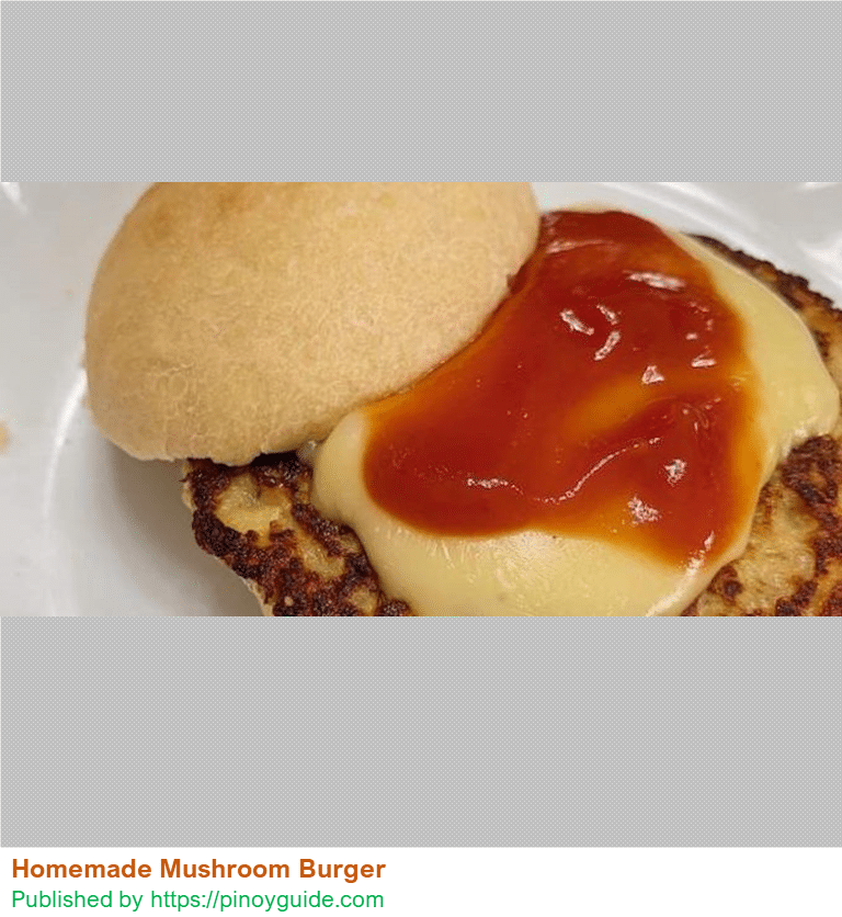 Mushroom Burger - Ramadan